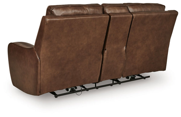 DeepWakes - Power Reclining Loveseat / Console / Adjustable Headrest