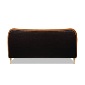 Roman - Curved Headboard Upholstered Platform Bed