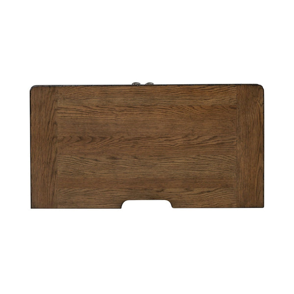 Carolina Park - 2 Door Bedside Chest With Charging Station - Amber Brown