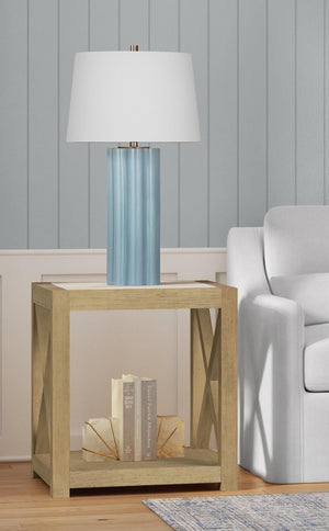 Holden - Square End Table - Rustic Blonde
