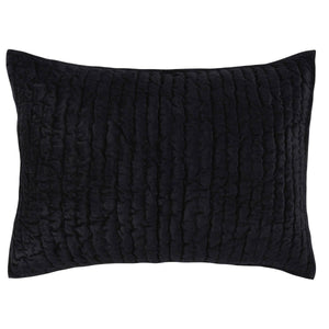 Bari - Velvet Sham - Onyx