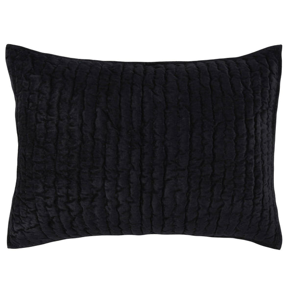 Bari - Velvet Sham - Onyx