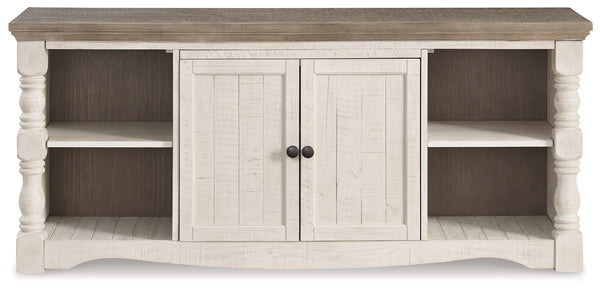 Havalance - 4 Pc. - Entertainment Center - 67" TV Stand - Brown / Beige