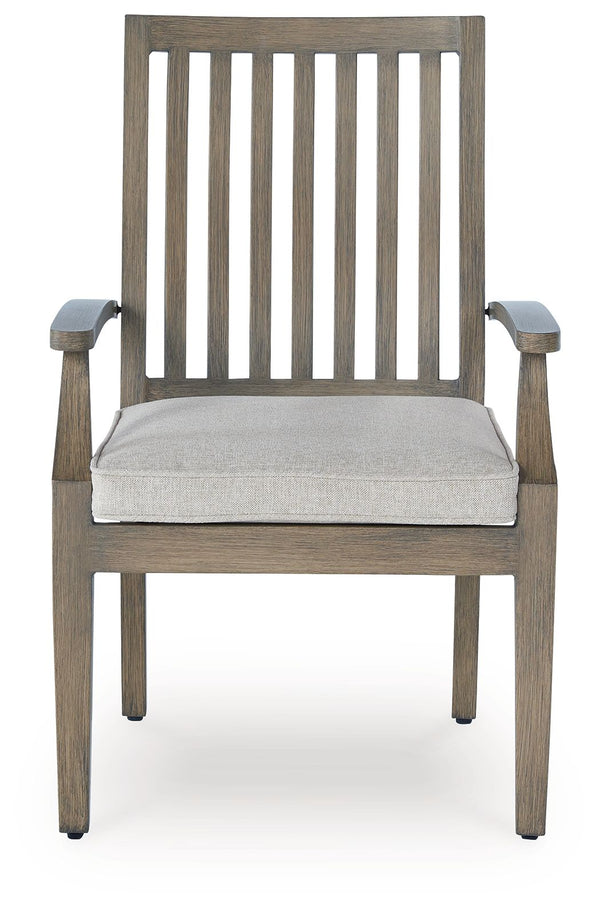 Rainier Ranch - Arm Chair With Cushion (Set of 2) - Brown / Beige