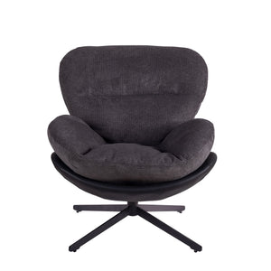 360° Swivel Office Chair, No Wheels