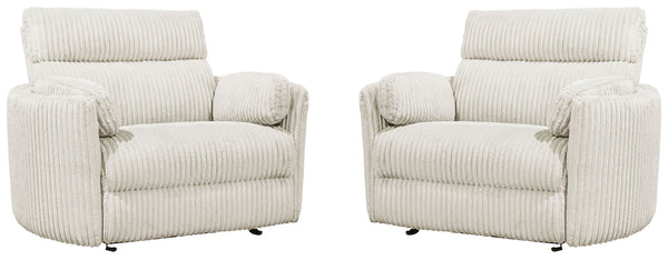 Radius Xl - Extra Wide Power Glider Recliner (Set of 2)