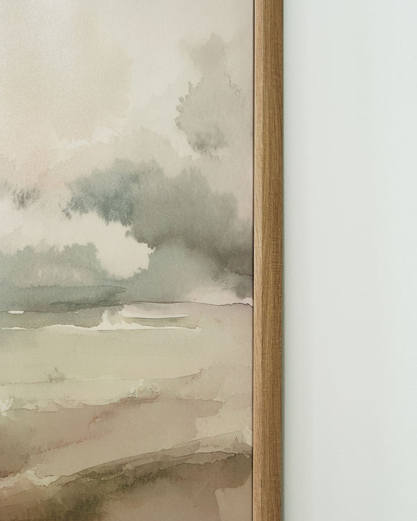 Vallus - Wall Art - Blush / Green / Gray