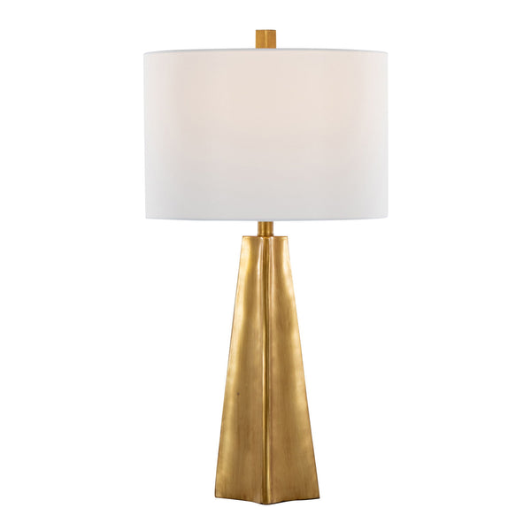 Pompeii - Contemporary Table Lamp - Gold / White