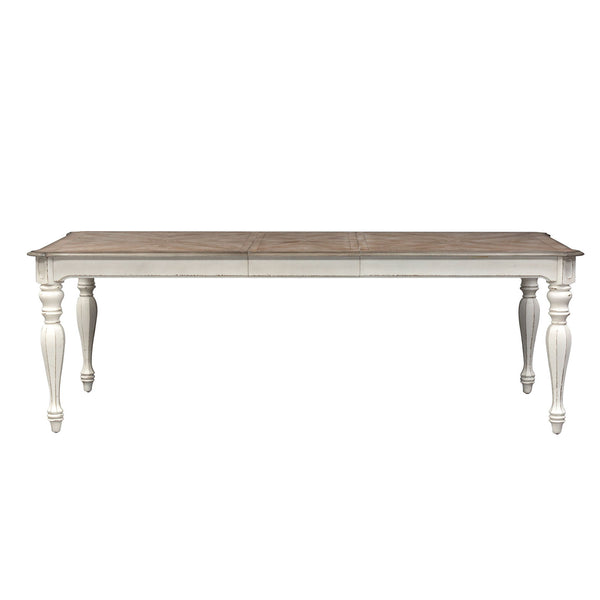 Magnolia Manor - Rectangular Leg Dining Table - Antique White