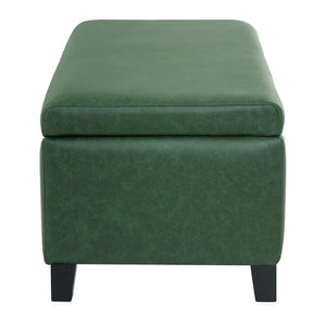 Storage Ottoman With Flip Top Lid