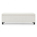 Upholstered Storage Ottoman Bench