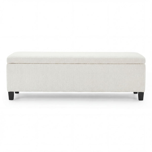Upholstered Storage Ottoman Bench