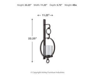 Ogaleesha - Wall Sconce - Brown