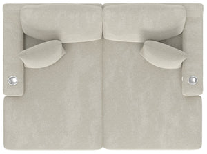 Cozy - 2 Piece Double Wide Chaise With USB Charging Ports