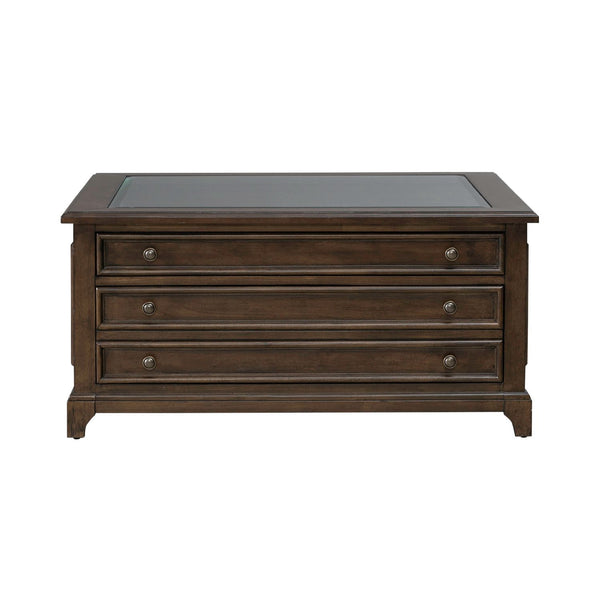 Arden Road - Square Collector Cocktail Table - Satin Cherry