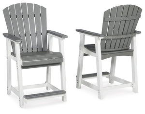 Transville - Barstool (Set of 2) - Gray / White