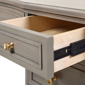 Dauphin - 5 Drawer Executive Desk