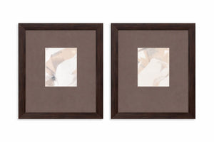 Eclectic Framed Print (Set of 2) - Brown