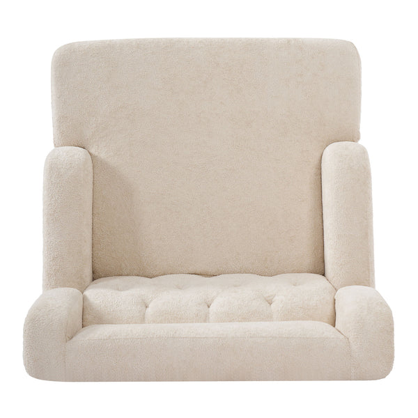 Modern Tufted Upholstered Accent Chair For Living Room
