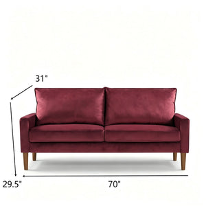 Upholstered Sofa, 3 Seater Couch For Living Room