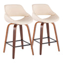 Fabrico - Mid-Century Modern, Counter Stool (Set of 2)