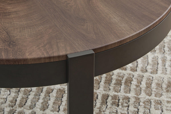 Horizon Hills - Occasional Table Set (Set of 3) - Brown / Black