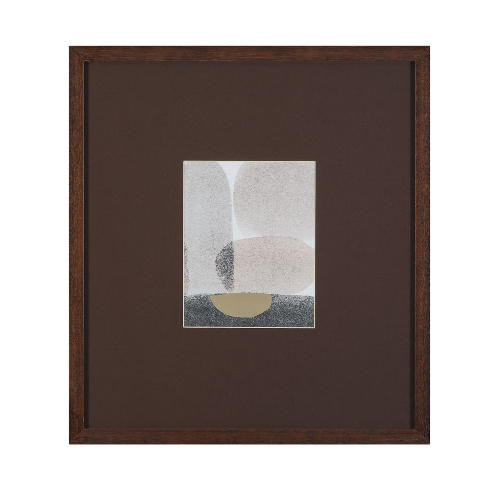 Stone Secrets I Framed Print - Brown