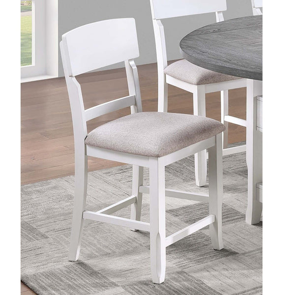 Contemporary Counter Height Dining Set With Built In Lazy Susan