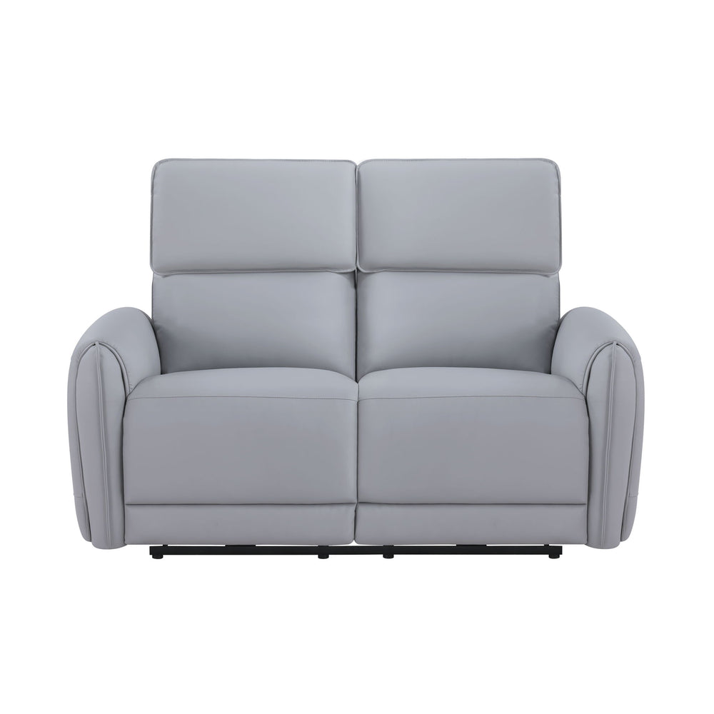 Jeromie - Power Motion Loveseat With USB Port - Gray