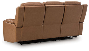 Knightington - 3 Pc. - Power Reclining Sofa, Loveseat And Recliner - Caramel