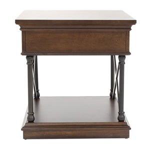 Tribeca - Drawer End Table - Cordovian Brown