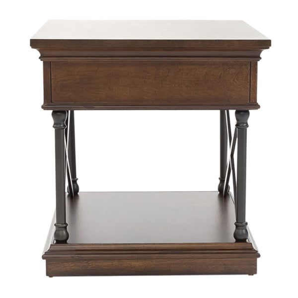 Tribeca - Drawer End Table - Cordovian Brown