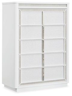 Chalanna - Five Drawer Chest - White