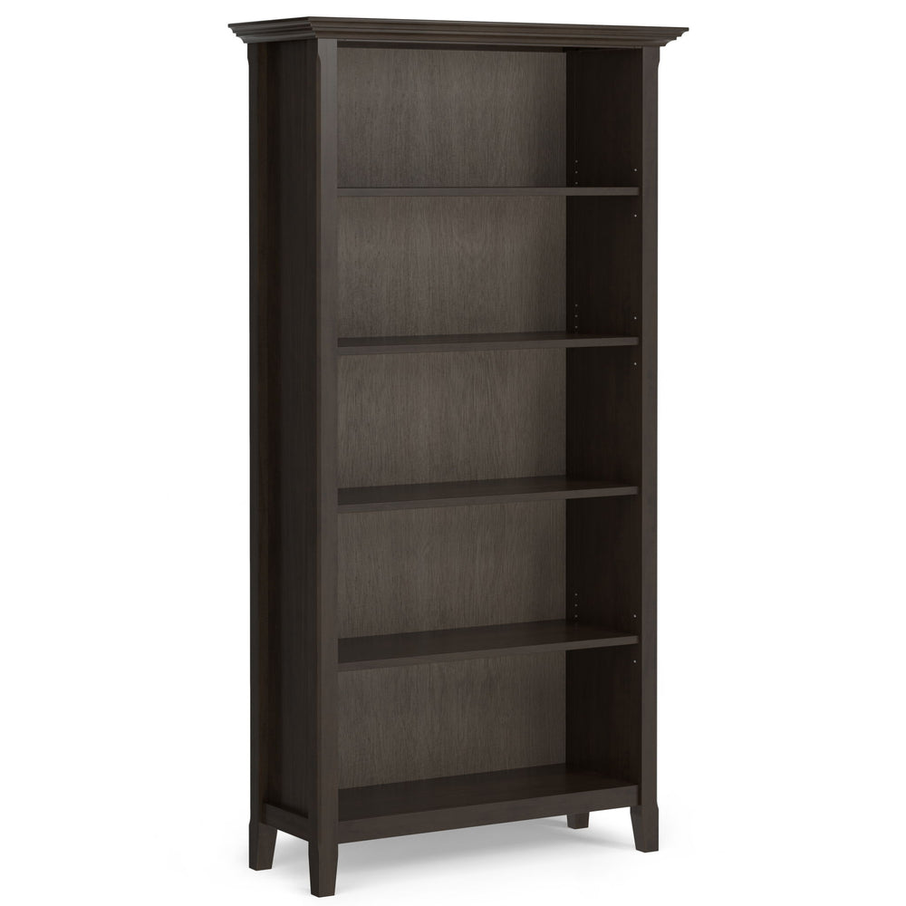 Amherst - 5 Shelf Bookcase - Brown