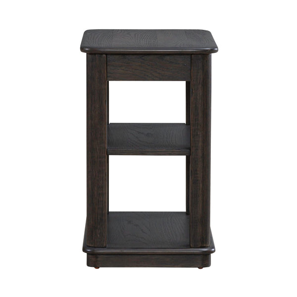 Wallace - Chair Side Table - Aged Oak