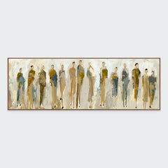 Mass - 72" x 24" Painting Art By Buddy Whitlock - Neutral