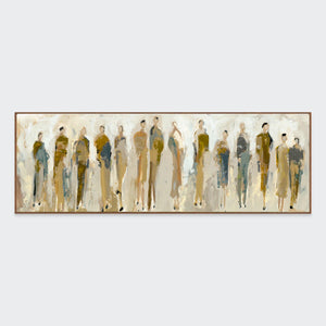 Mass - 72" x 24" Painting Art By Buddy Whitlock - Neutral