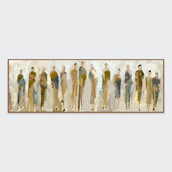 Mass - 72" x 24" Painting Art By Buddy Whitlock - Neutral