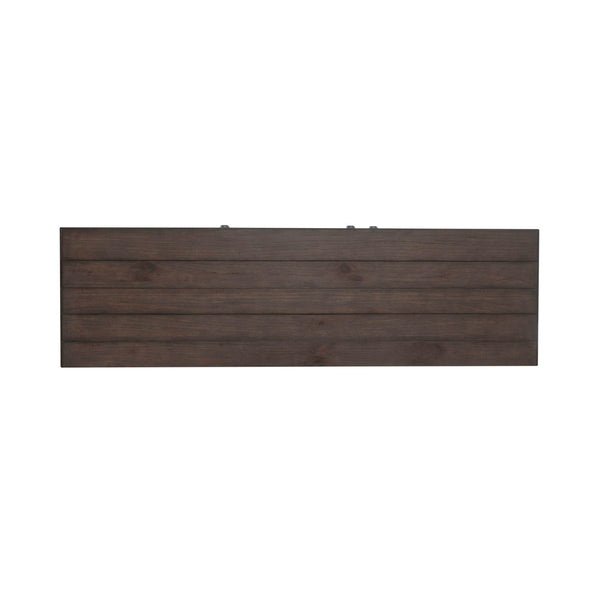 River Place - Accent Server - Riverstone White & Tobacco