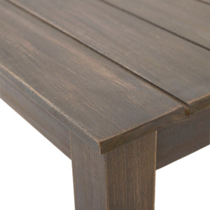 Avacyn - Outdoor Loveseat And Coffee Table Set With Cushions - Dark Gray