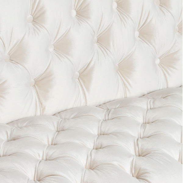 Contemporary 3 Seater Sofa With Button Tufting