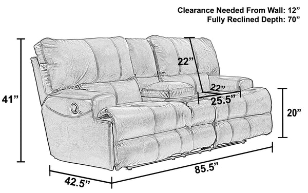 Wembley - Console Loveseat