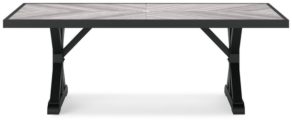 Beachcroft - Rect Dining Table W/Umb Opt