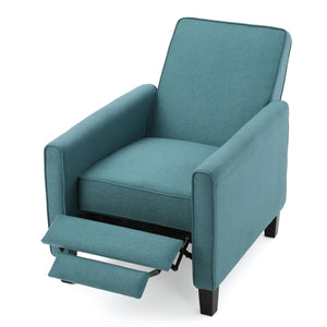 Upholstered Push Back Recliner Chair For Living Room