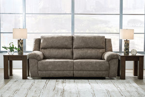 Laresview - 2 Seat Reclining Sofa - Fossil