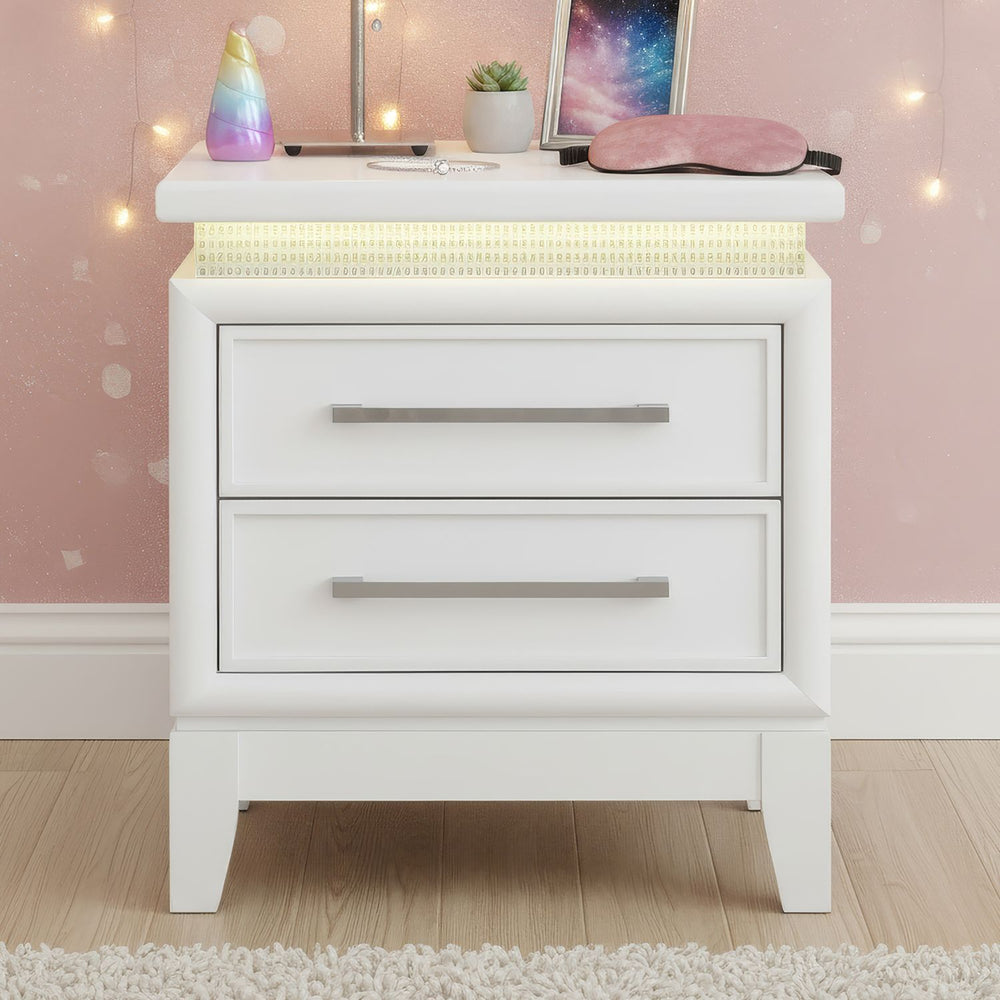 Reflections - Nightstand With Charging Station