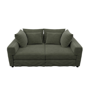 4 Seat Sofa, Deep Seat Couches With Soft Pillows