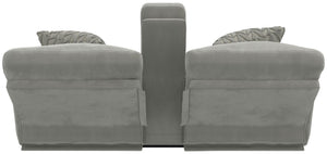 Renaldo - Power Console Loveseat With Zero Gravity Recline - Stone