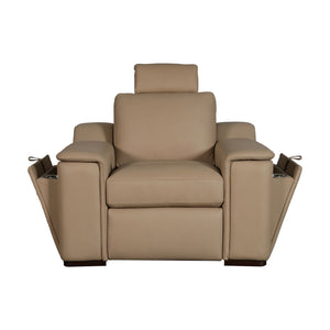 Armon - Chair With Power Footrest & ZG - Oslo Fawn