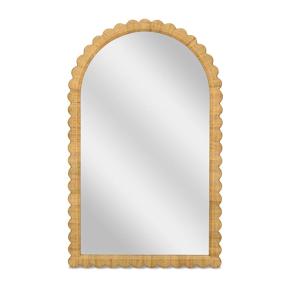 Bama - Rattan Arched Wall Mirror - Natural